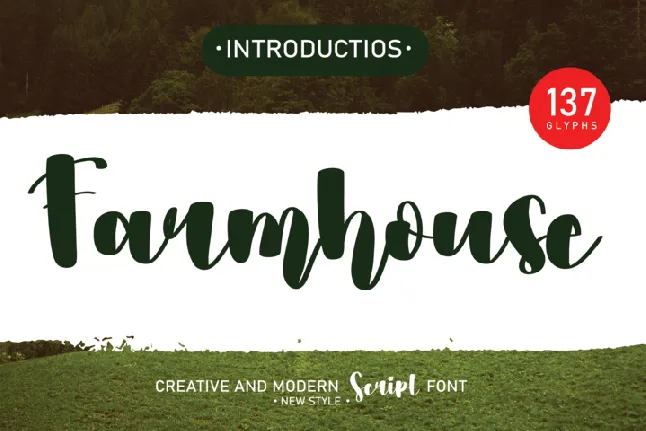 Farmhouse font