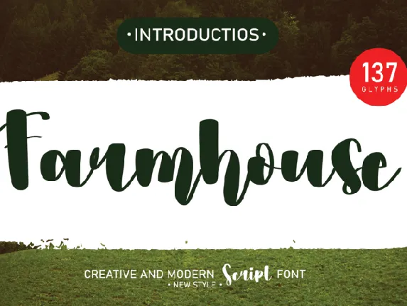 Farmhouse font