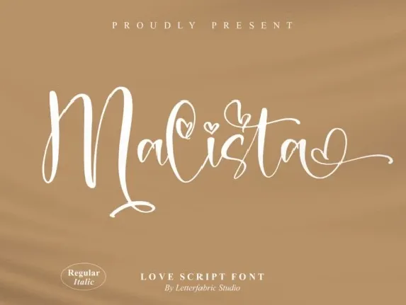 Malista font