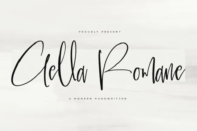 Gella Romane font