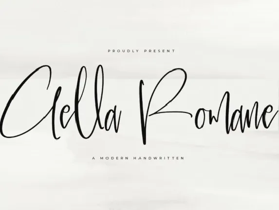 Gella Romane font