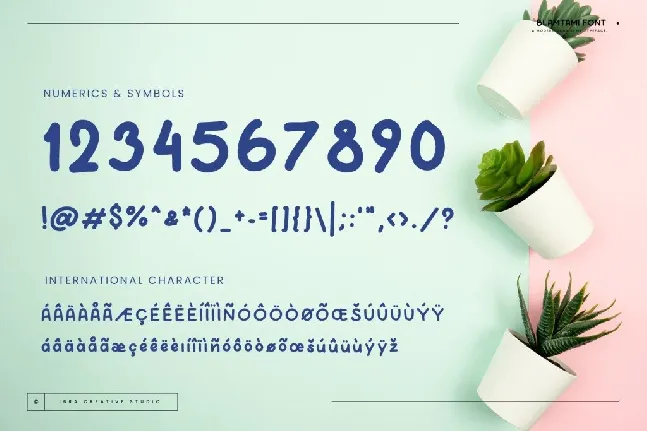 Blamtami Personal Use font