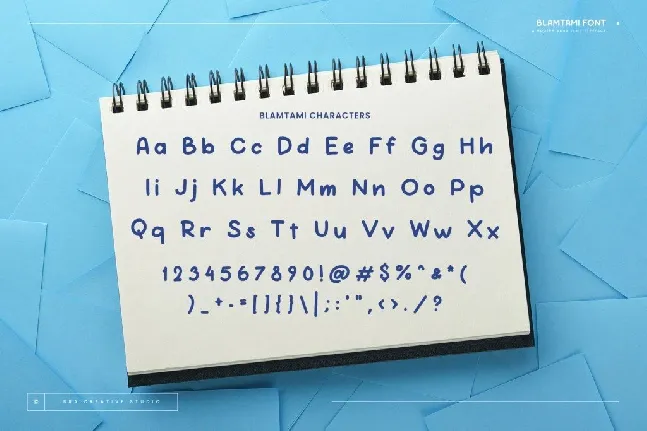 Blamtami Personal Use font