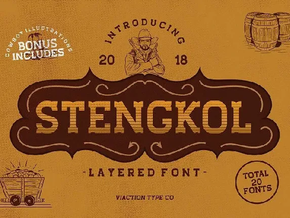 Stengkol Family font