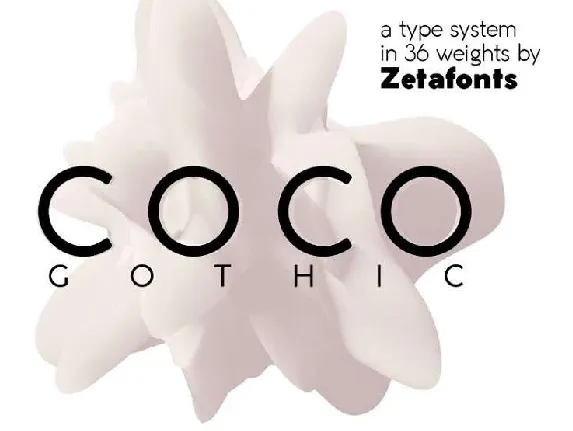 Coco Gothic Family Free font