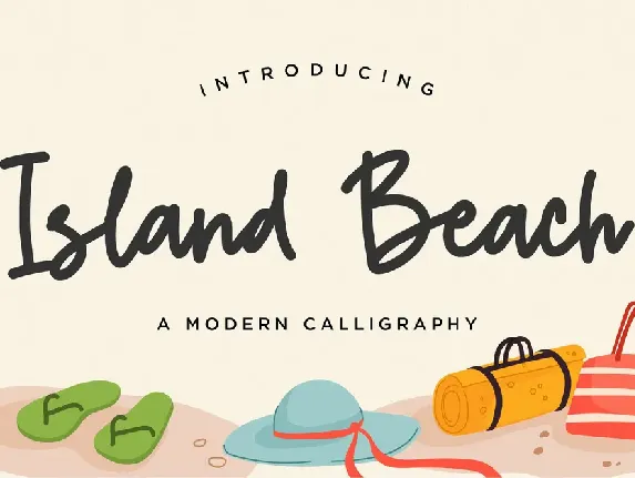 Island Beach font