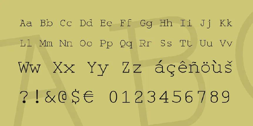 Monospace font