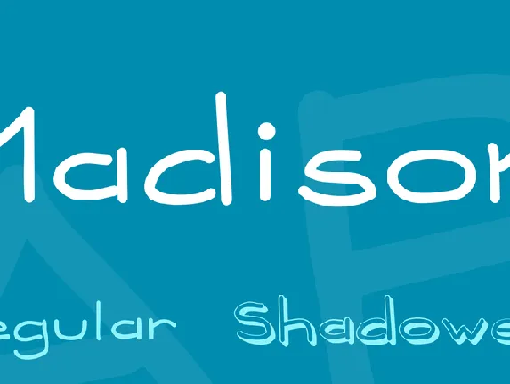 Madison font