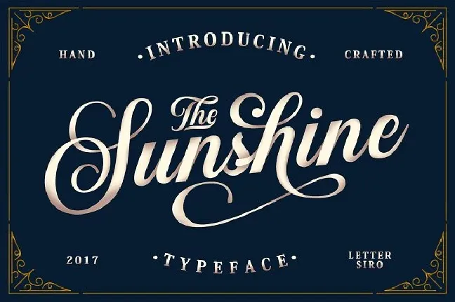 Sunshine font