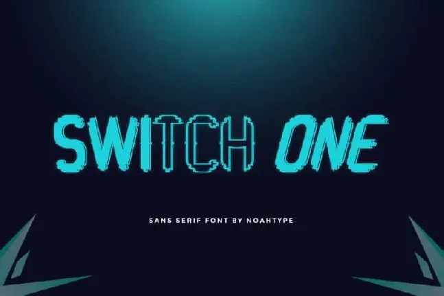 Switch One Display font