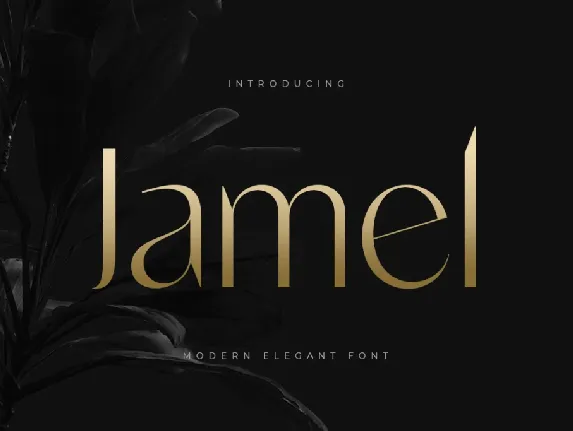 Jamel font