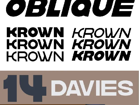 Krown font