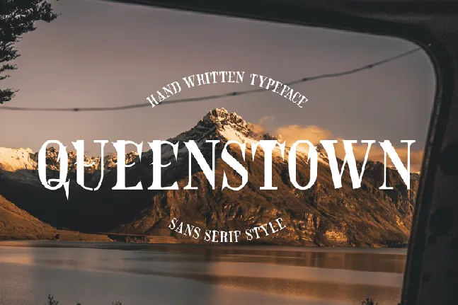 Queenstown font