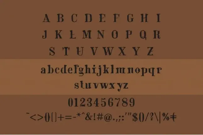 Queenstown font