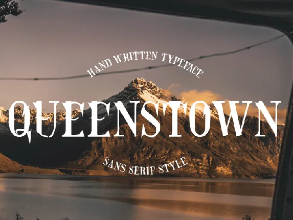 Queenstown font