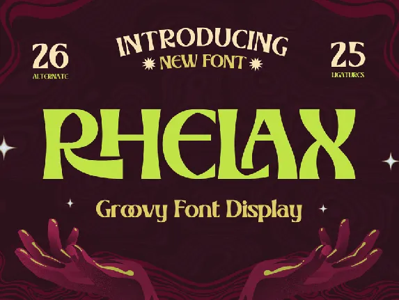 RHELAX trial font