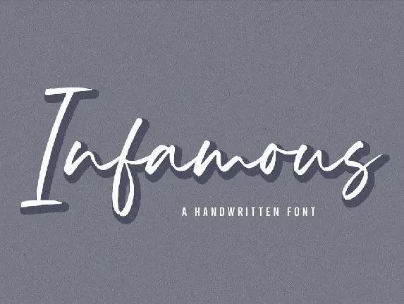 Infamous font