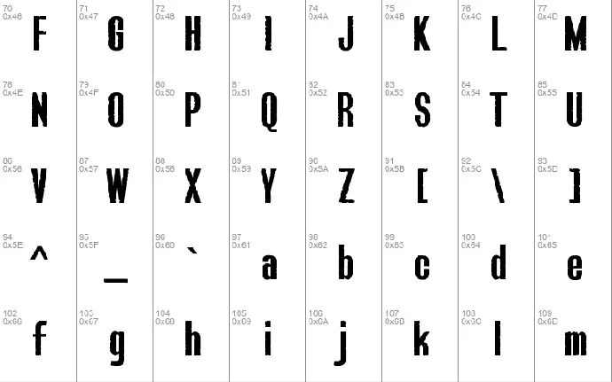 Bluefish font