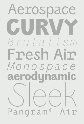 Air Family font