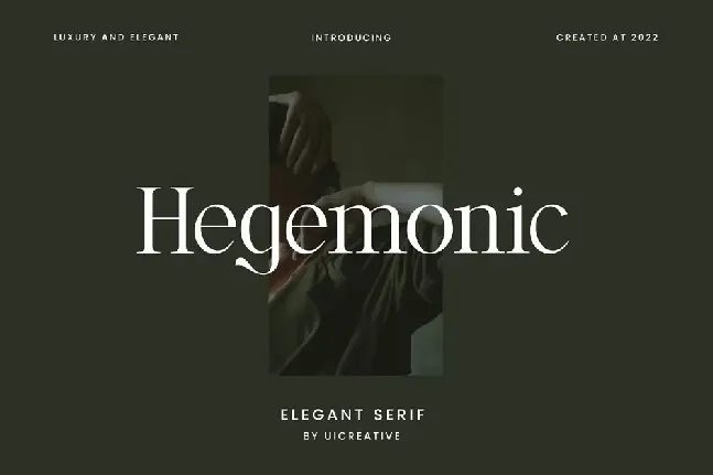 Hegemonic font