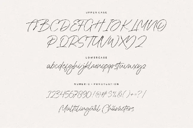 Sathine Handwritten font