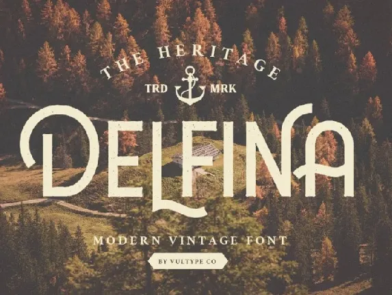 Delfina Vintage font