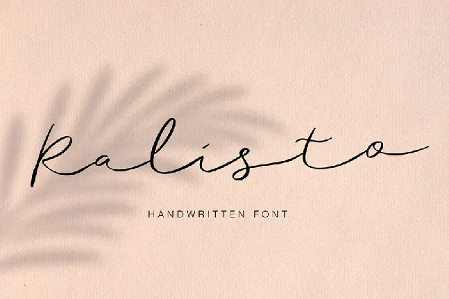 Ralisto font