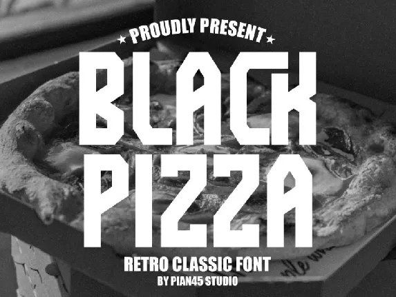 Black Pizza font