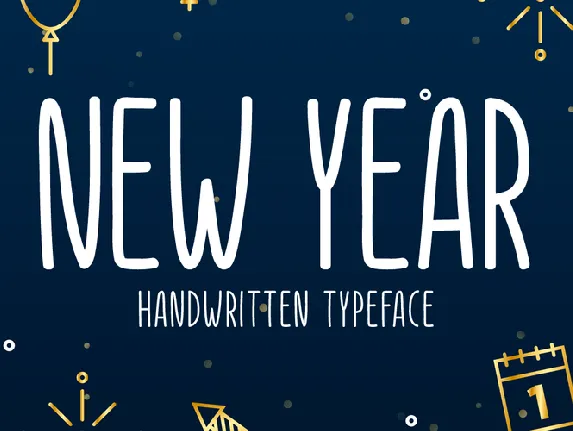 New Year - Free Version font