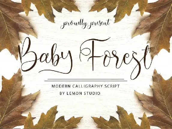 Baby Forest font