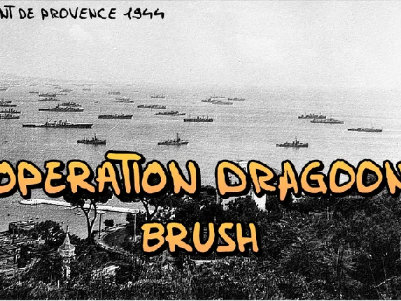 OPERATION DRAGOON BRUSH font