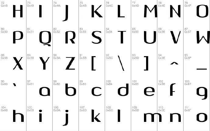 Quango font