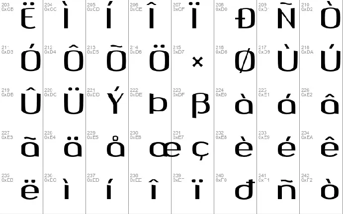 Quango font