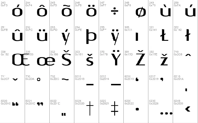 Quango font