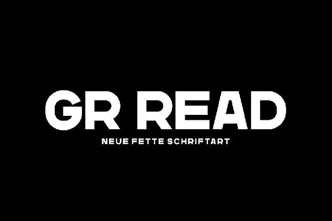 GR Read font