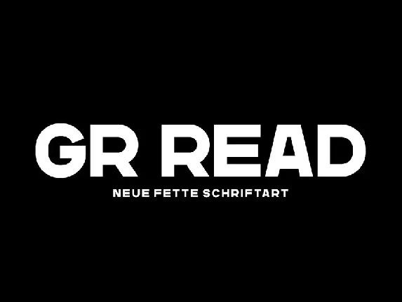 GR Read font