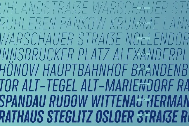 StadtMitte Family font