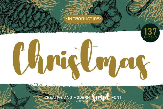 Christmas Typeface font