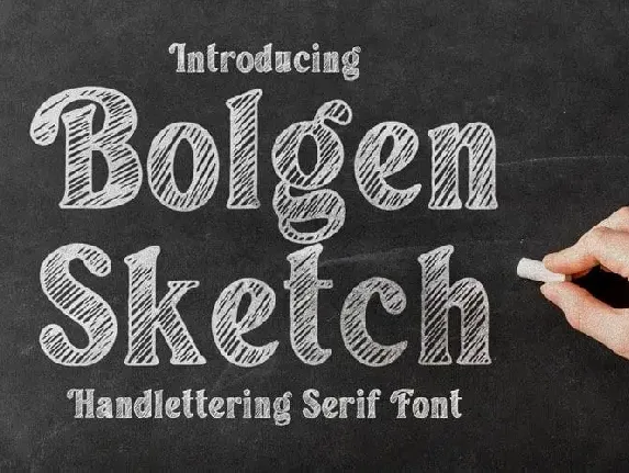 Bolgen Display font