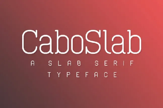 Cabo Rounded and Slab Duo font