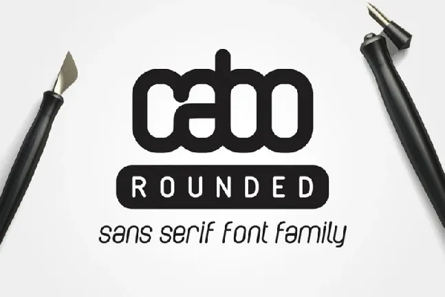 Cabo Rounded and Slab Duo font