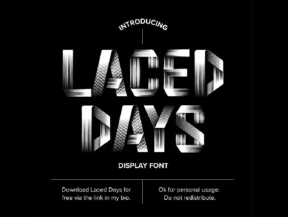 Laced Days font