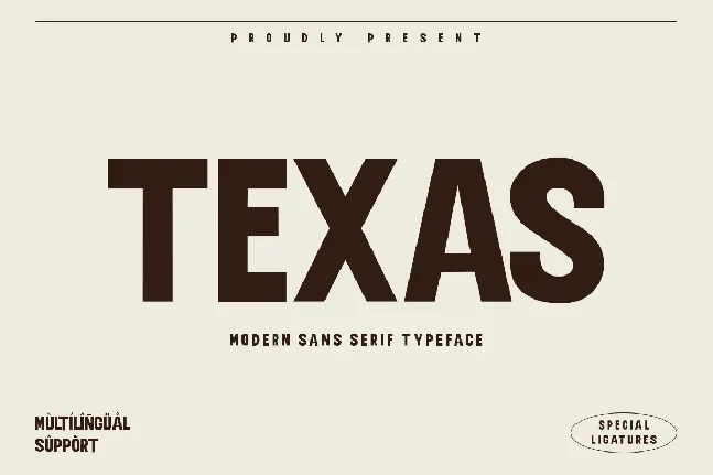 Texas font