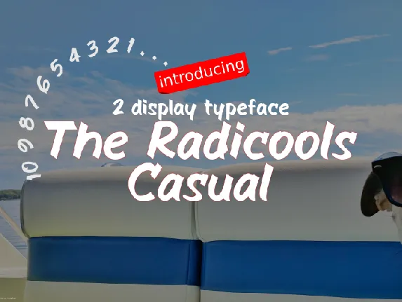 The Radicools Casual font