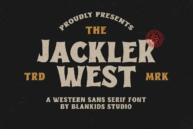 Jackler West font