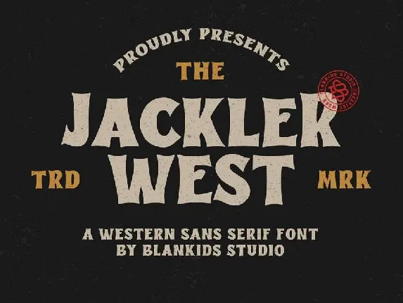 Jackler West font