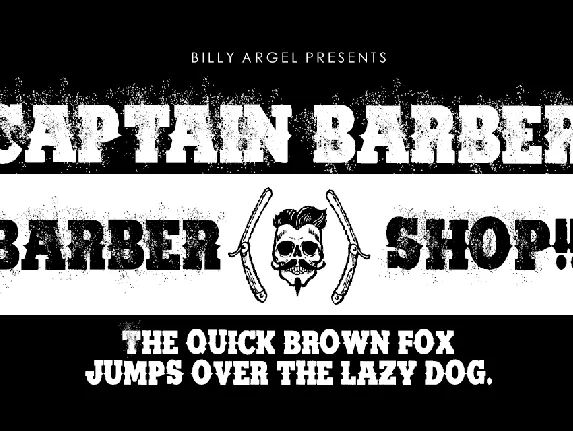 CAPTAIN BARBER PERSONAL USE font