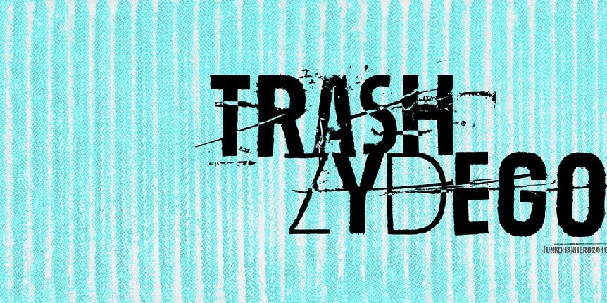 Trash Zydego font