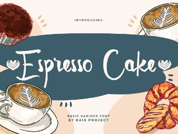 Espresso Cake font