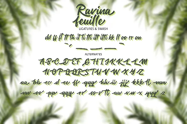 Ravina Feuille font